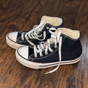 Converse Black and White Kids High-Top Sneakers